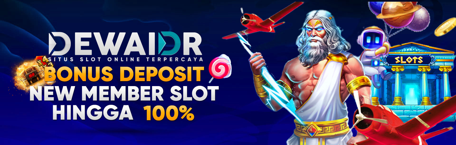 Bonus Deposit New Member Slot 100%