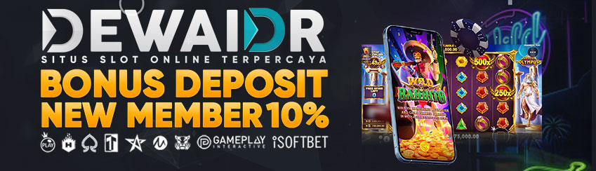 Bonus Deposit New Member 10%