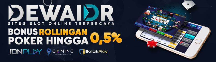 Bonus Rollingan Poker Hingga 0.5%